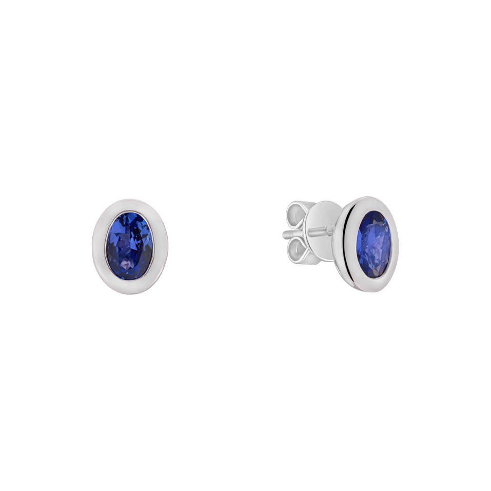 Earrings with Tanzanite Sweet Candy