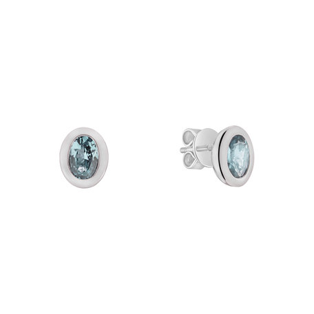 Earrings with Topaz Sky Sweet Candy