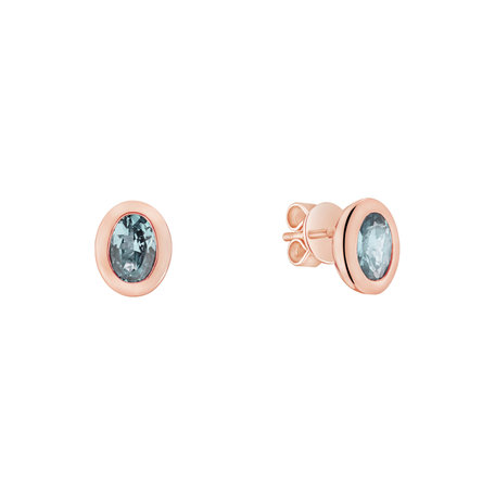 Earrings with Topaz Sky Sweet Candy