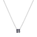 Diamond necklace with Sapphire Divine Bloom3