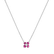 Diamond necklace with Ruby Divine Bloom3