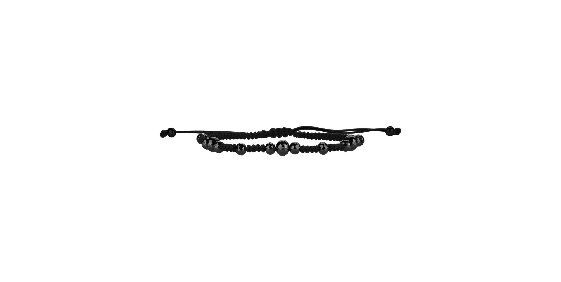 Bracelet with black diamonds Black Mirror
