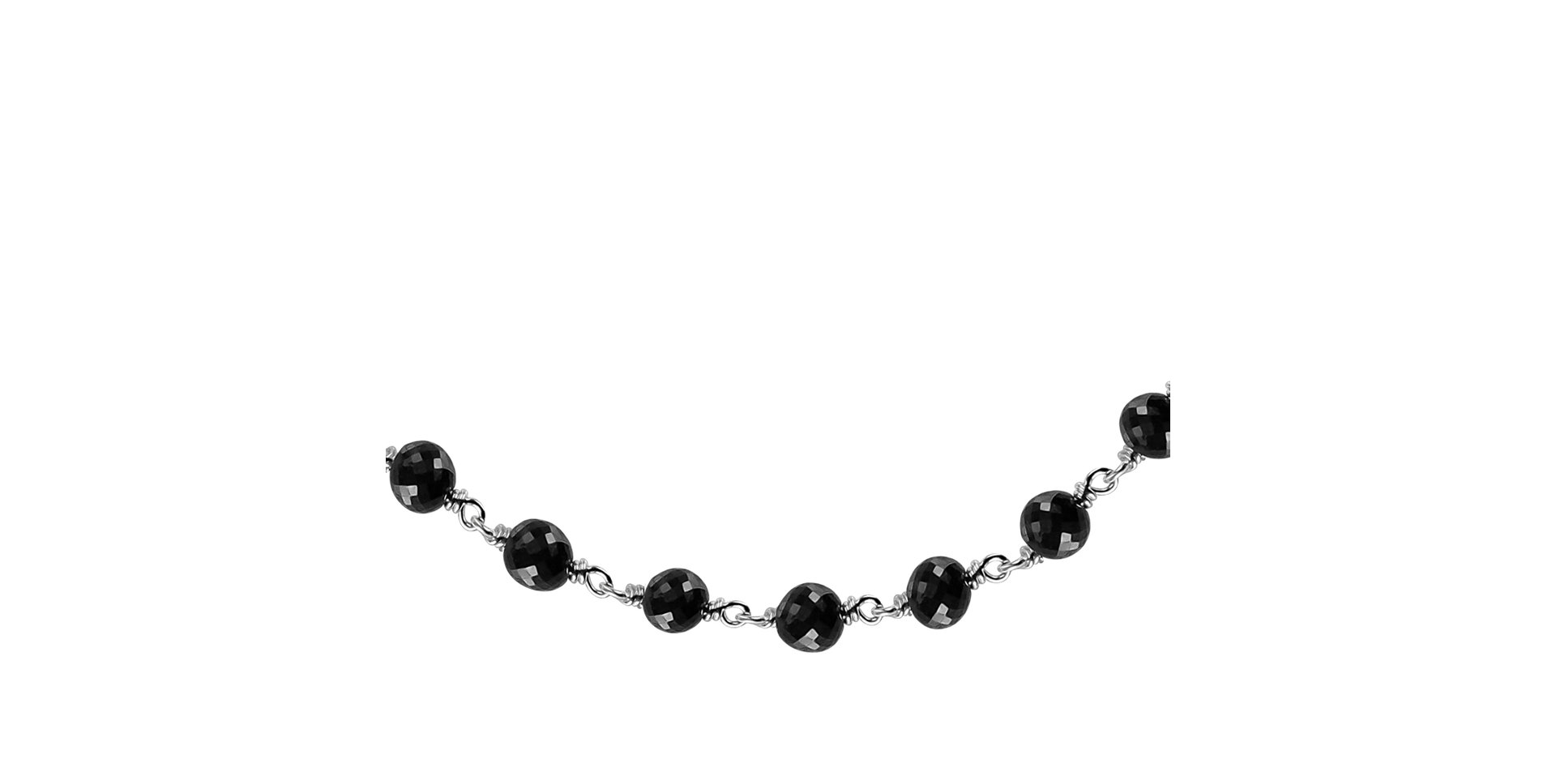 Bracelet with black diamonds Dark Melody