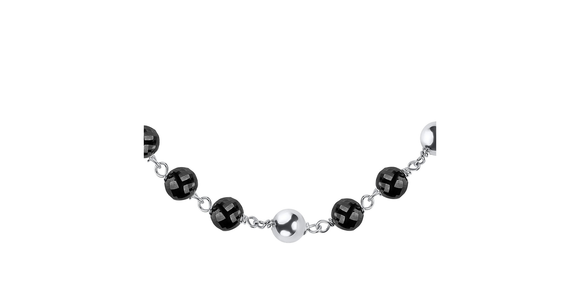 Bracelet with black diamonds Donatella