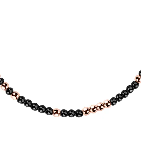 Bracelet with black diamonds Marbles Mood