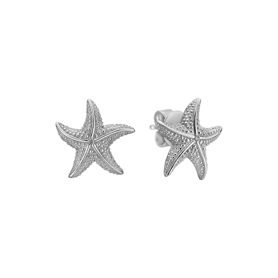 Diamond earrings Glossy Starfish