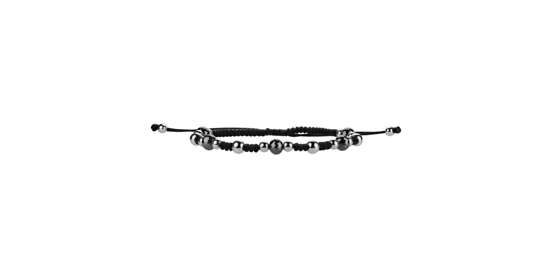 Bracelet with black diamonds Rare Elements