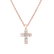 Diamond necklace Glossy Cross3