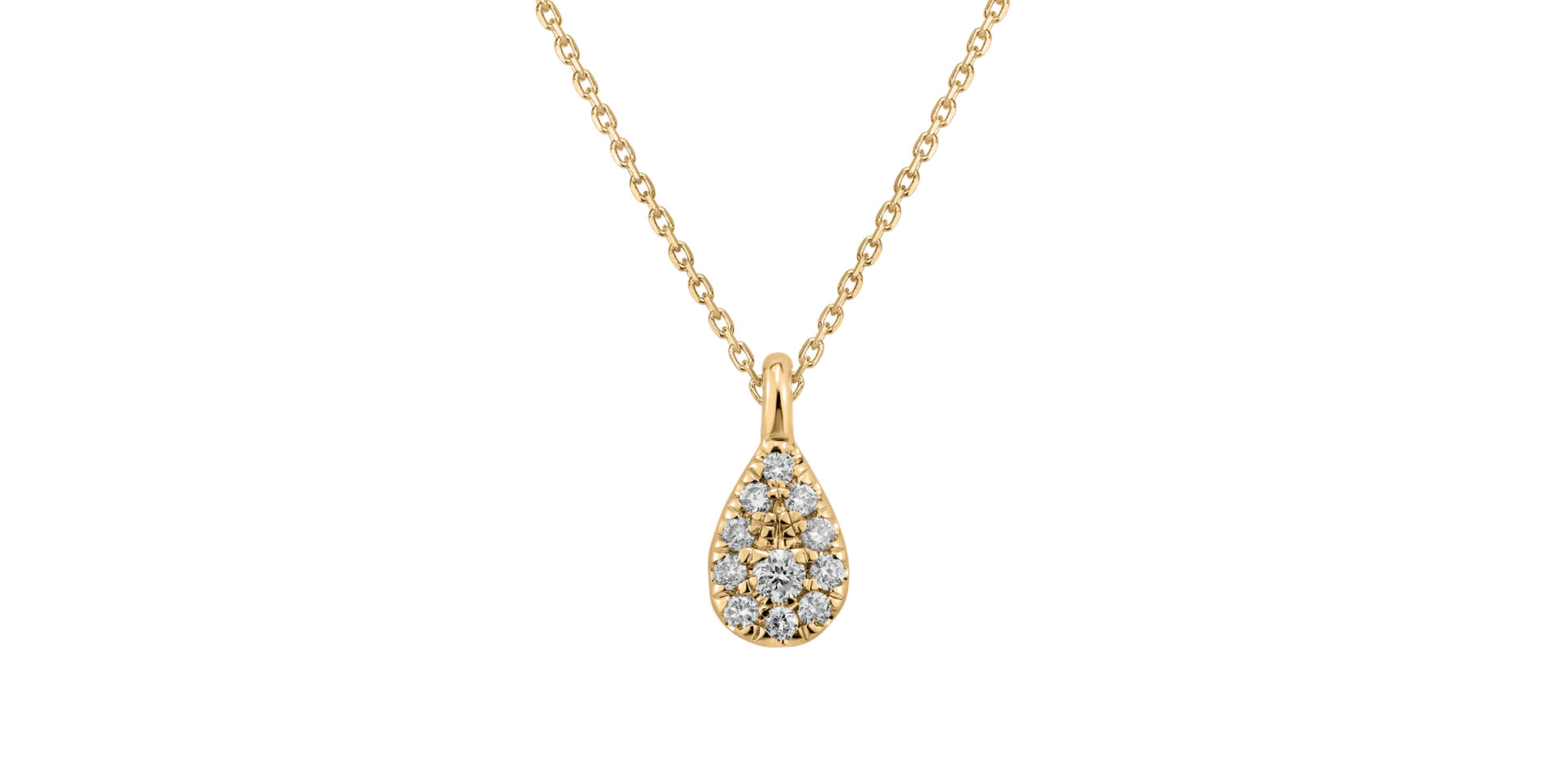 Diamond necklace Diamond Tear