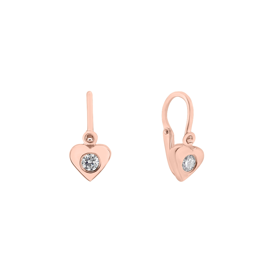Children's diamond earrings Selma