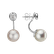 Diamond earrings with Pearl Beauty Queen3