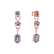 Diamond earrings with Amethyst High Resolution3