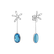 Diamond earrings with Topaz Kornelios3