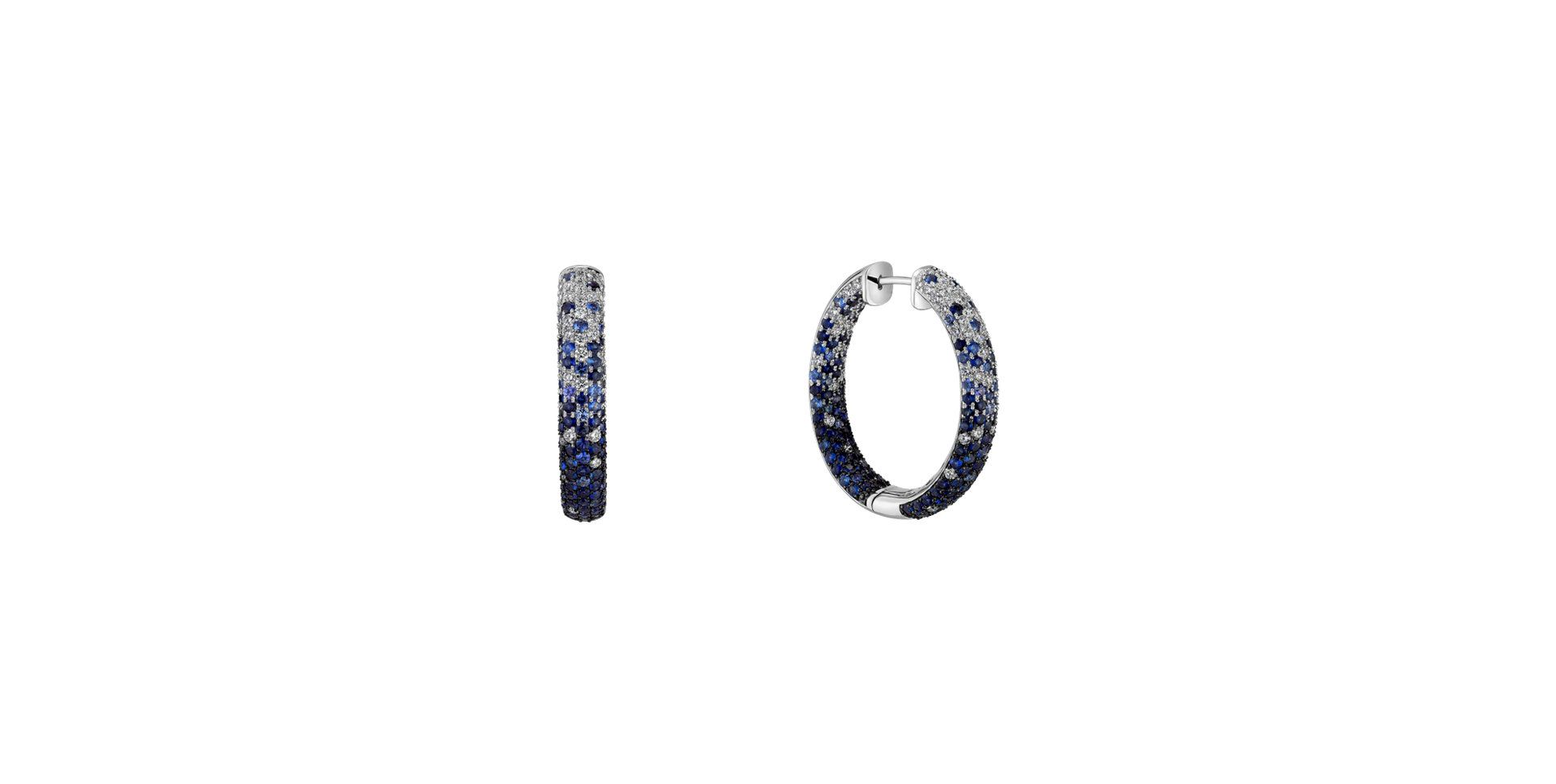 Diamond earrings and Sapphire Everything you Want