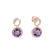 Diamond earrings with Amethyst Twilight Bay3