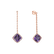 Diamond earrings with Amethyst Stylianos3