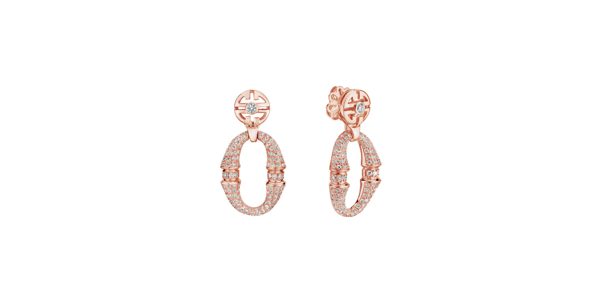 Diamond earrings Morpheus Ribbon