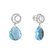 Diamond earrings with Topaz Fabulous Fiction3