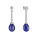 Diamond earrings with Tanzanite Kingdom of Sadness3