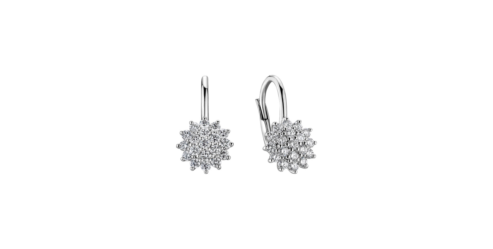 Diamond earrings Delicate Star