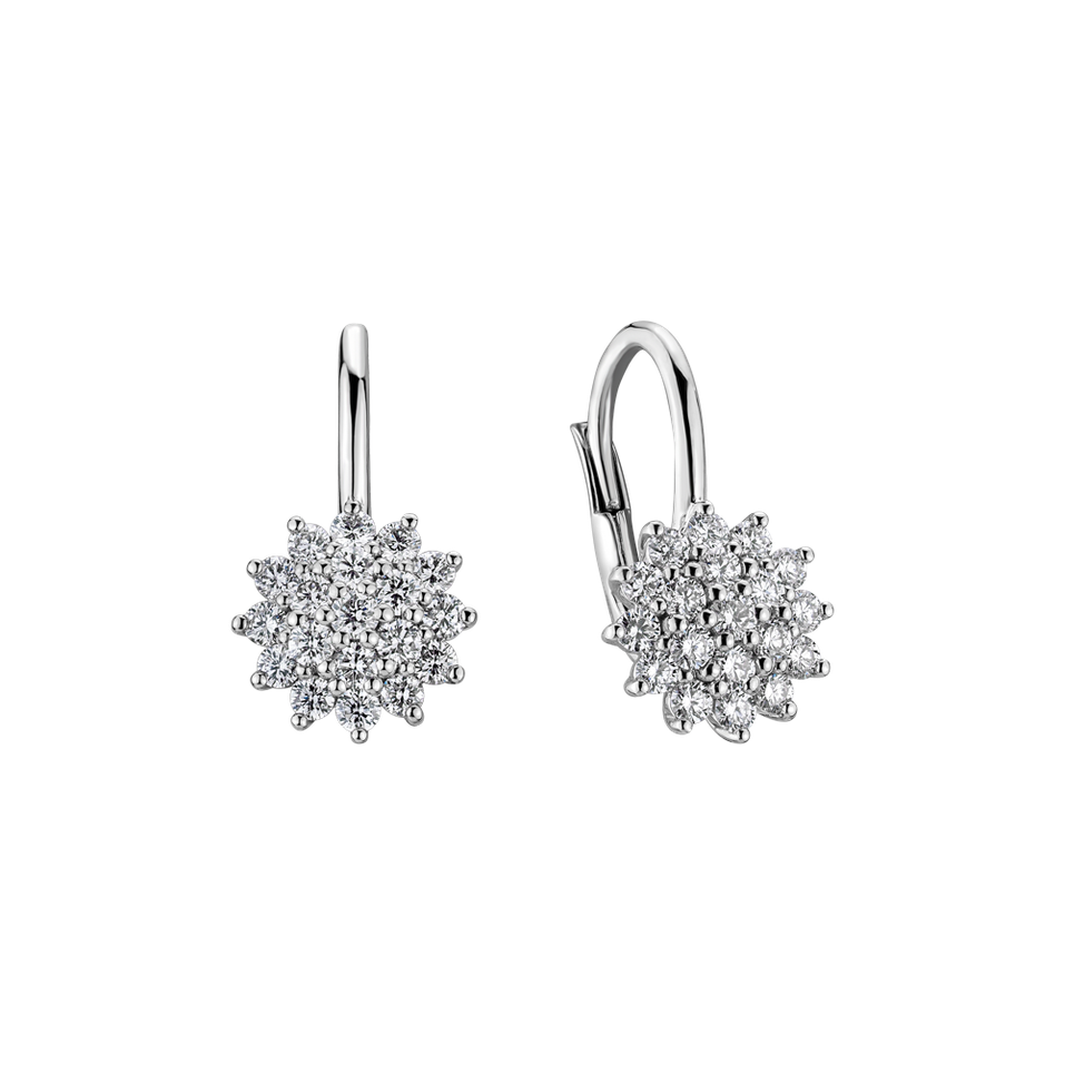 Diamond earrings Delicate Star