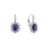 Diamond earrings with Sapphire Blue Empire3