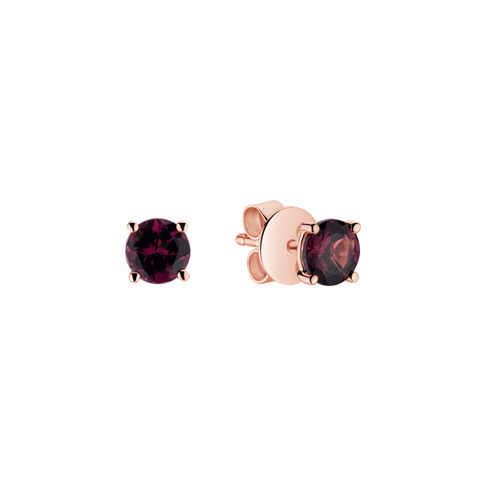 Earrings with Rhodolite Virginia Sparkle