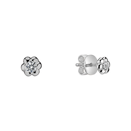 Diamond earrings Blooming Love