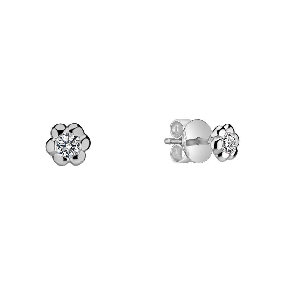 Diamond earrings Blooming Love