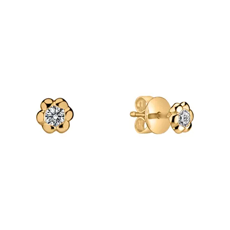 Diamond earrings Blooming Love