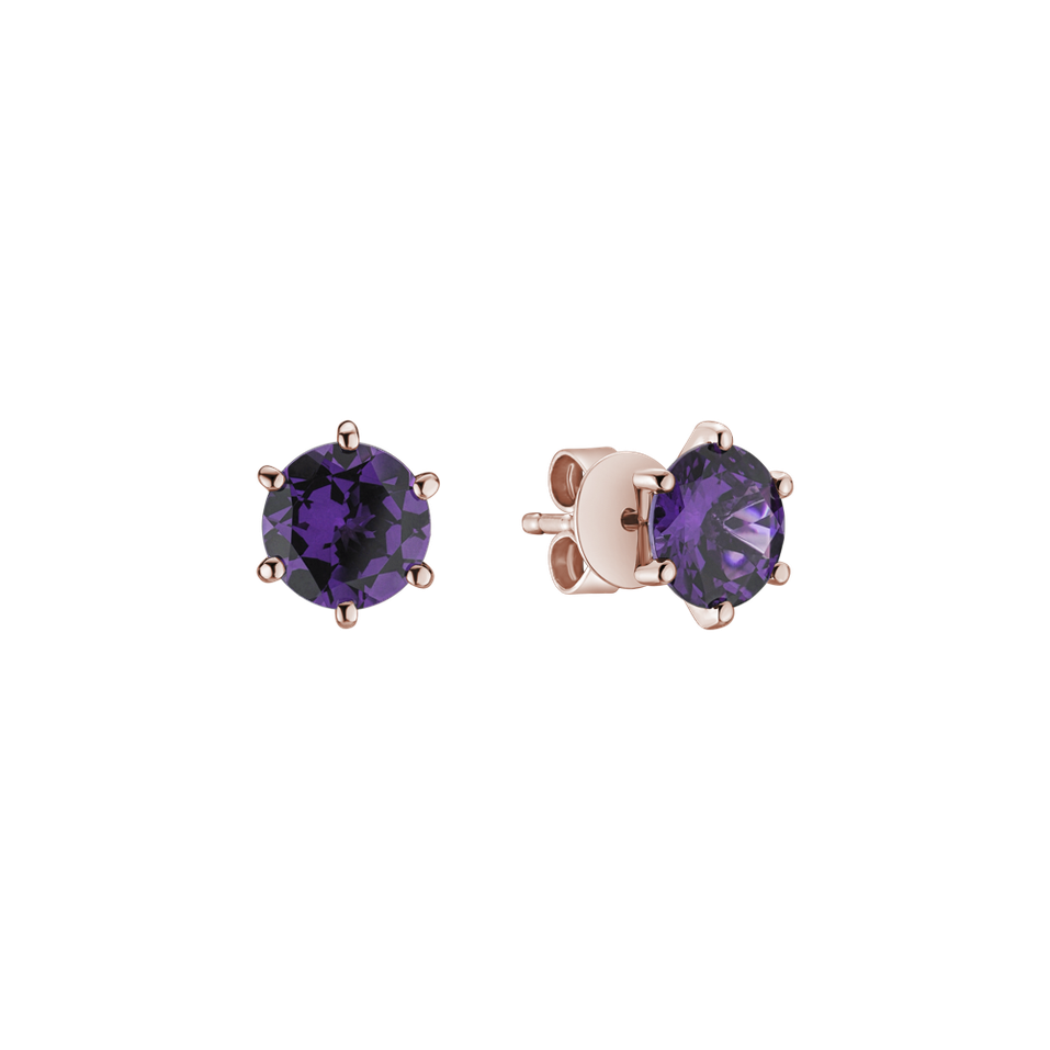Earrings with Amethyst Vesper Romance