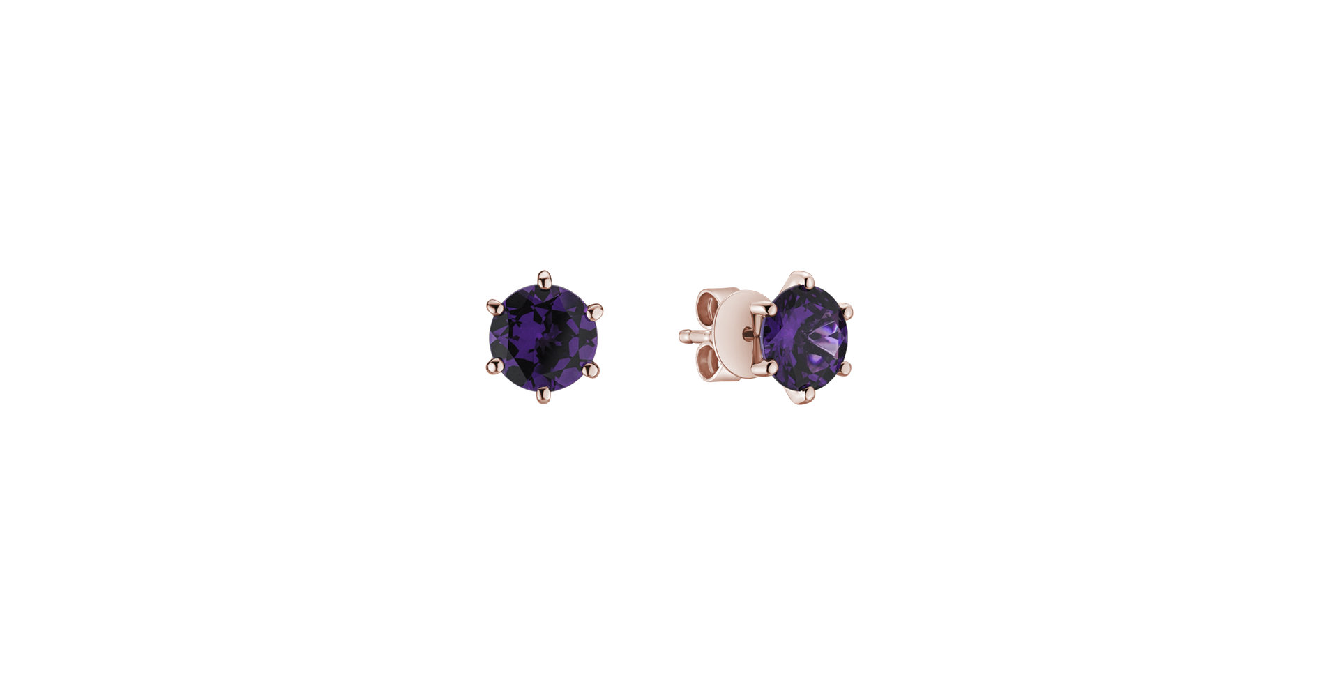 Earrings with Amethyst Vesper Romance