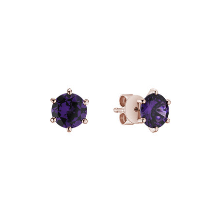 Earrings with Amethyst Vesper Romance