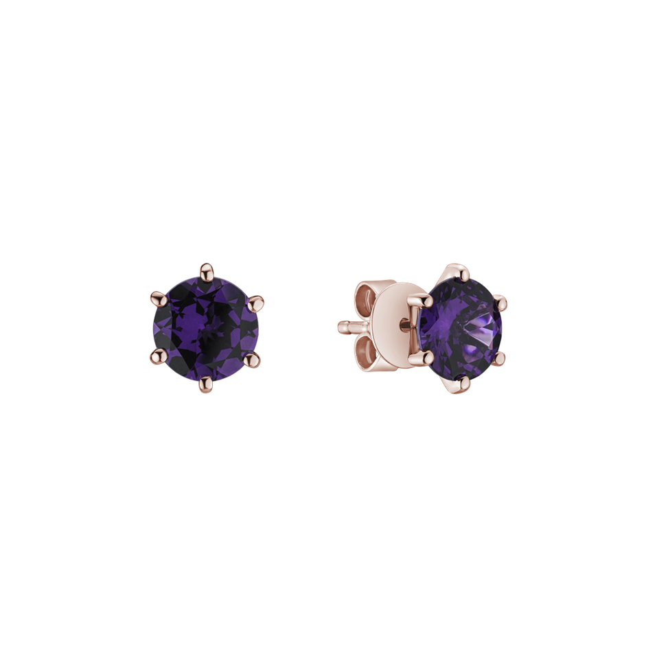 Earrings with Amethyst Vesper Romance