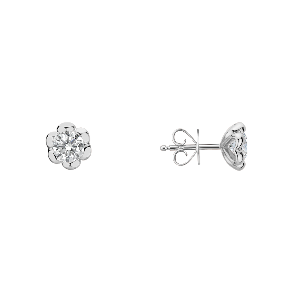 Diamond earrings Blooming Love