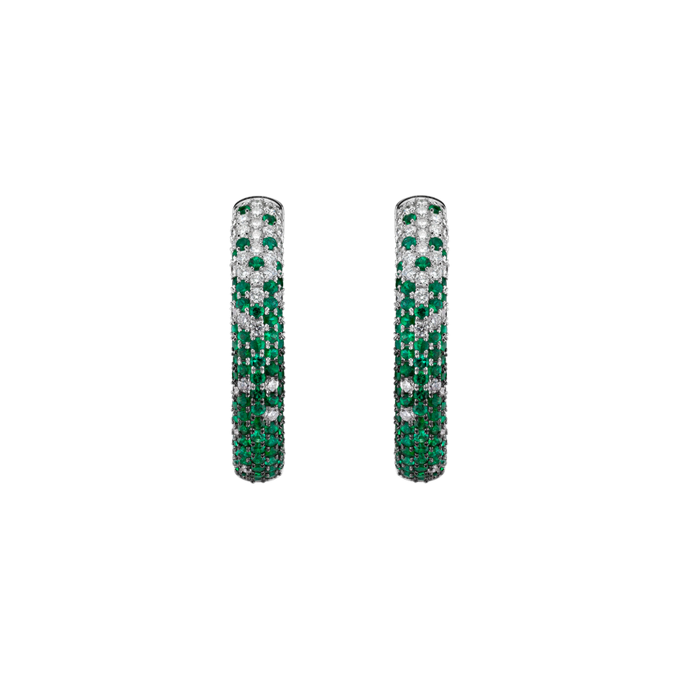 Diamond earrings and Emerald Everything you Want