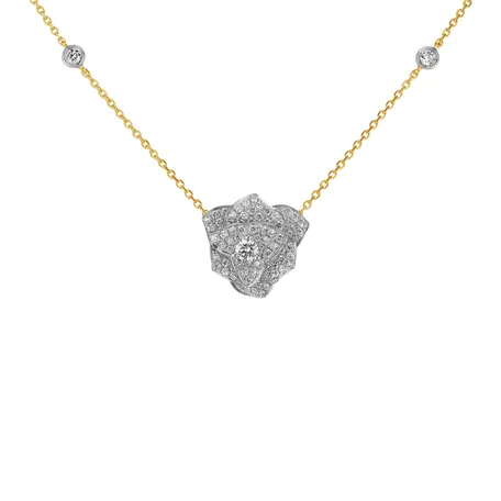 Diamond necklace Infinity Rose
