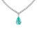 Diamond necklace with Paraiba Baithin3