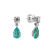 Diamond earrings with Paraiba Eternal Secret3