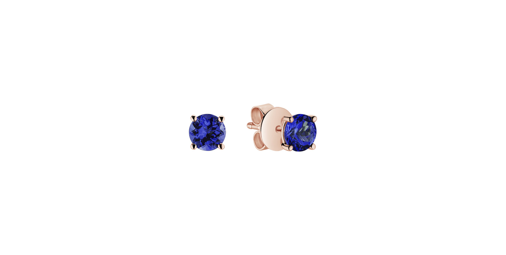 Earrings with Tanzanite Virginia Sparkle