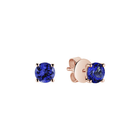 Earrings with Tanzanite Virginia Sparkle