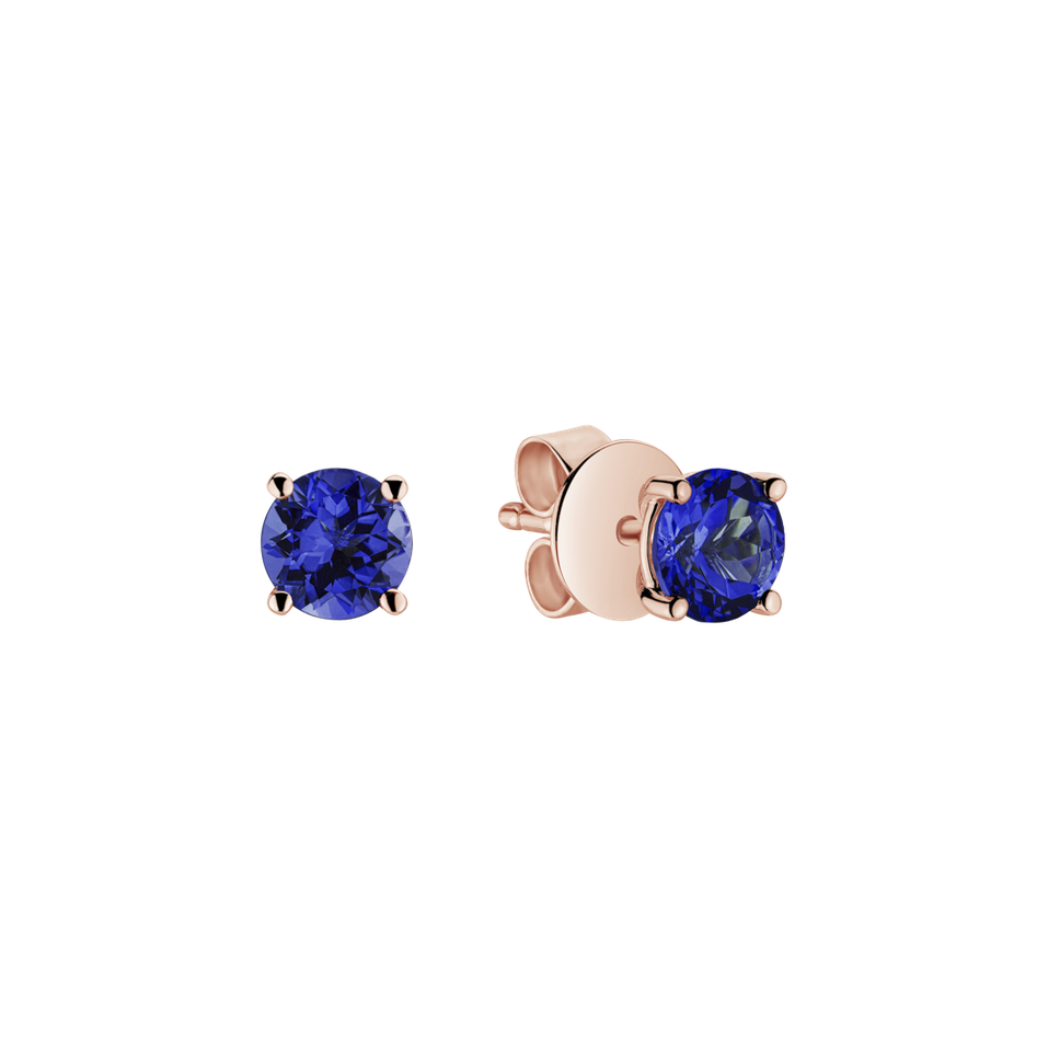 Earrings with Tanzanite Virginia Sparkle