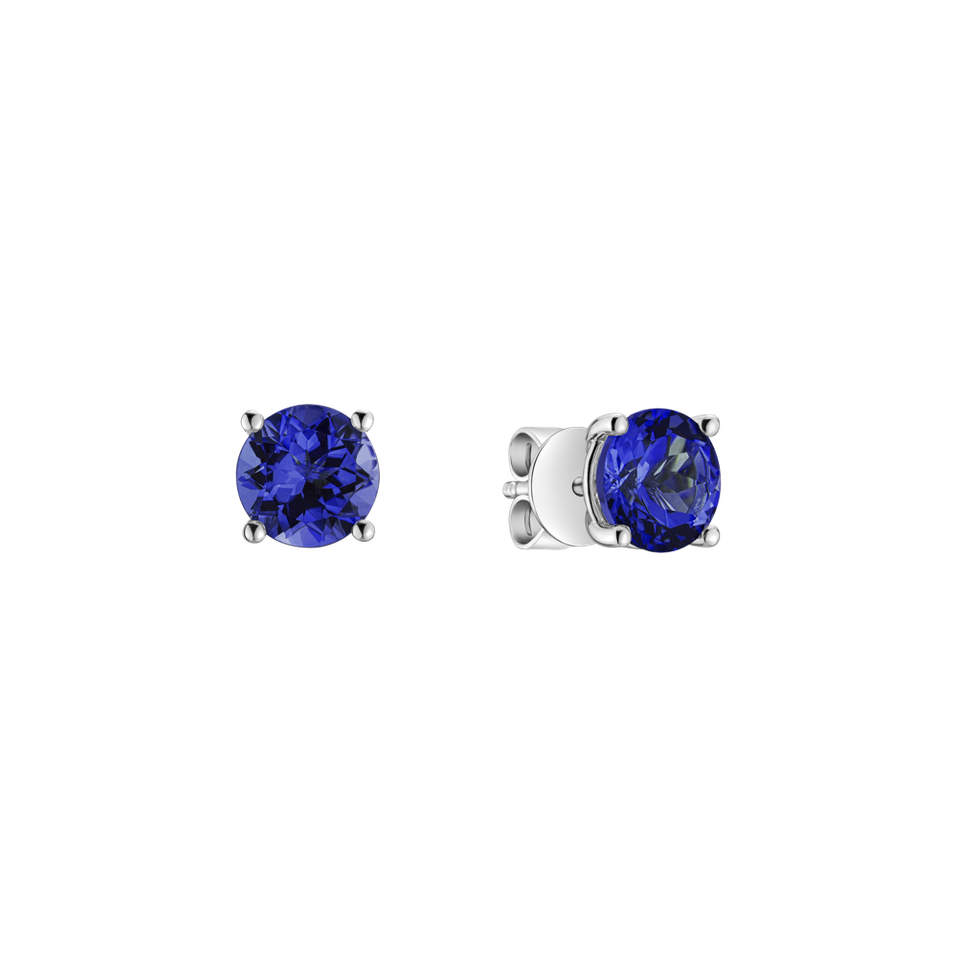 Earrings with Tanzanite Virginia Sparkle