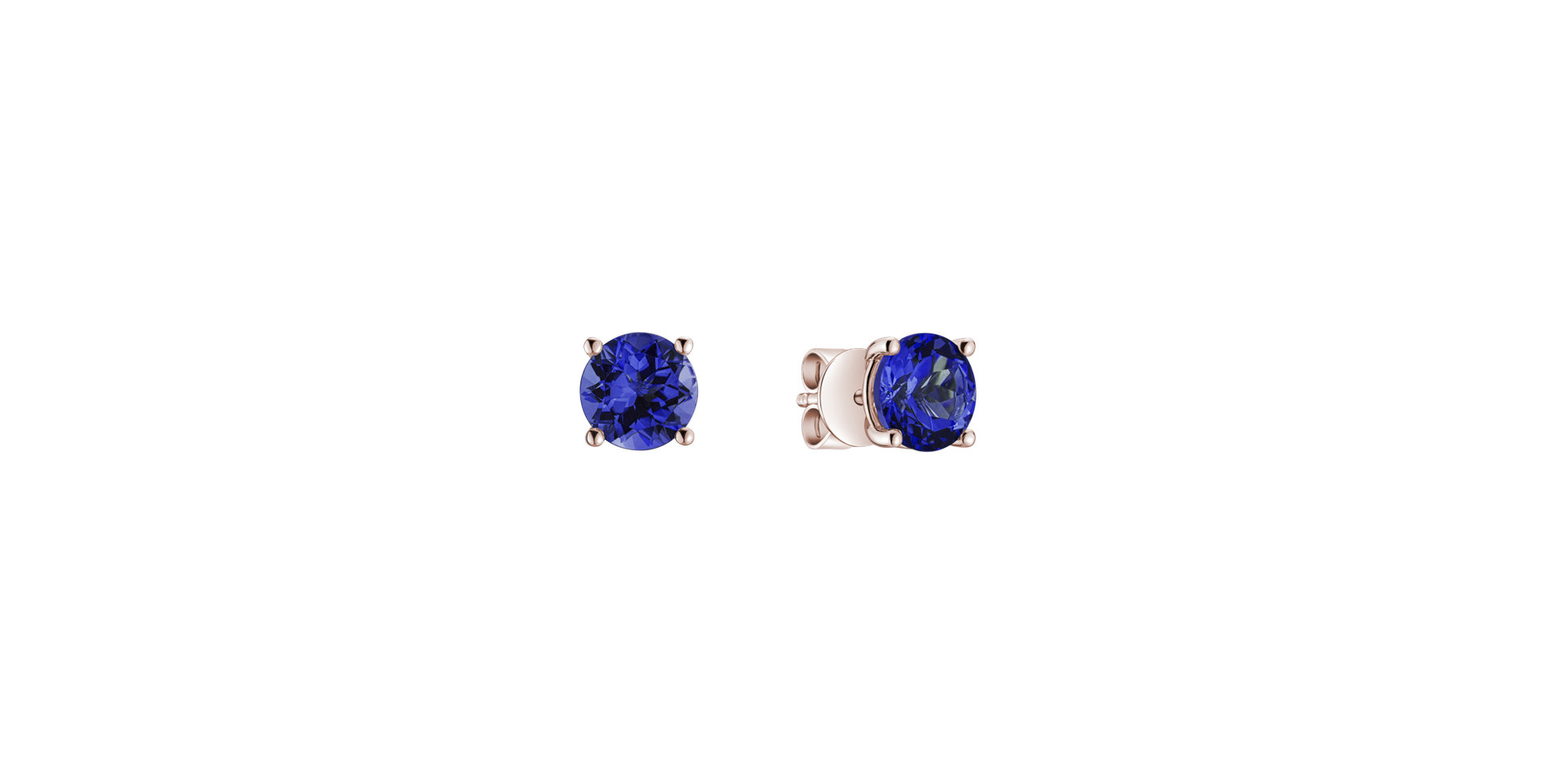 Earrings with Tanzanite Virginia Sparkle