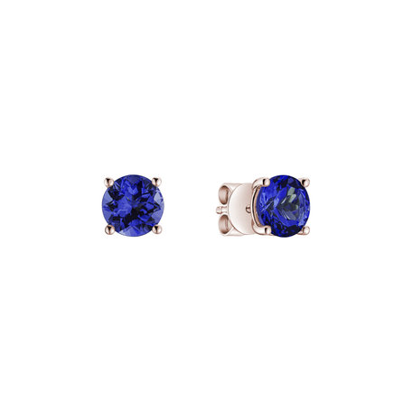 Earrings with Tanzanite Virginia Sparkle