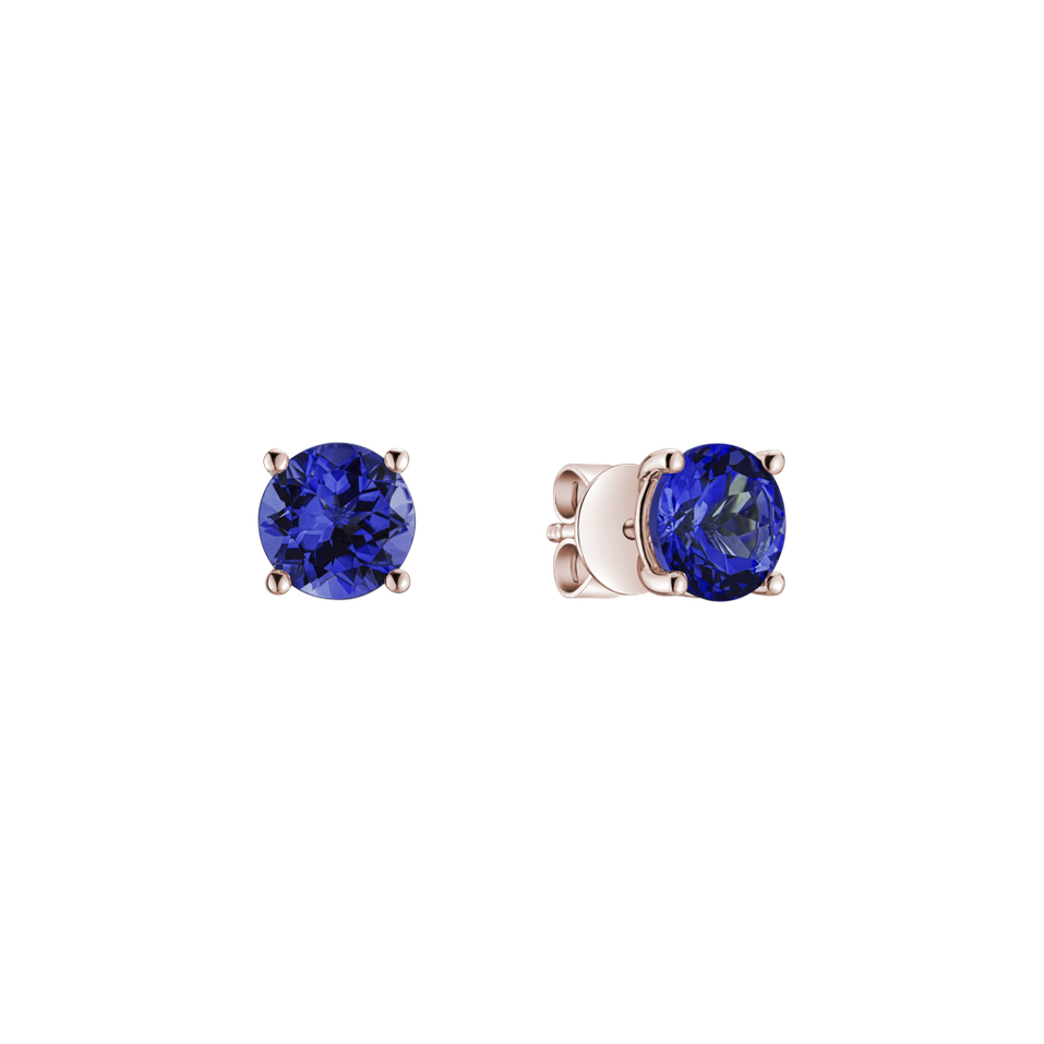 Earrings with Tanzanite Virginia Sparkle
