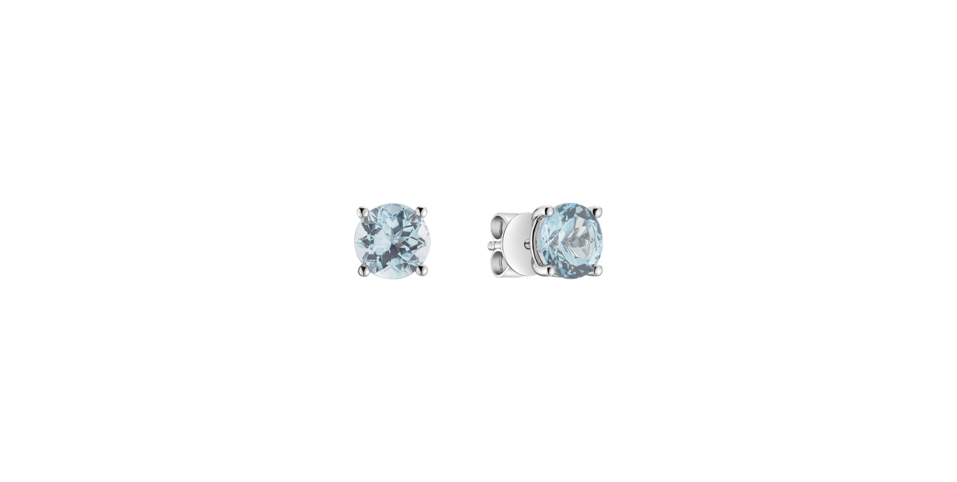Earrings with Aquamarine Virginia Sparkle