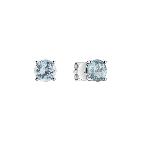 Earrings with Aquamarine Virginia Sparkle
