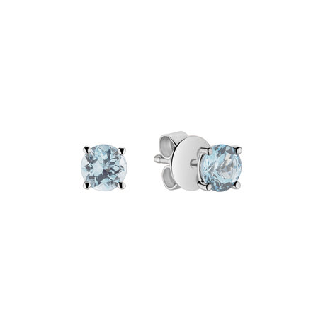 Earrings with Aquamarine Virginia Sparkle