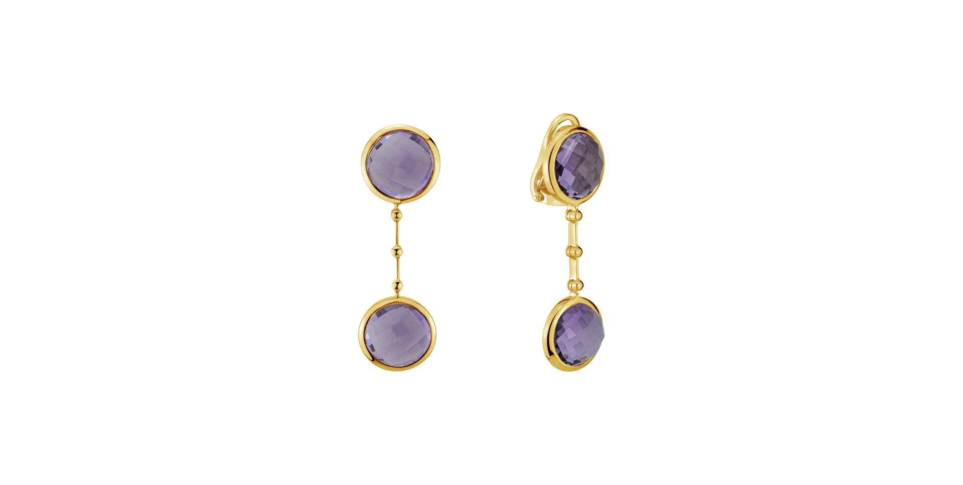 Earrings with Amethyst Arcane Secret
